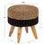 ΣΚΑΜΠΟ BEAM HM7826 ΞΥΛΟ ΤΕΑΚ ΚΑΙ SEAGRASS ΣΕ ΦΥΣΙΚΟ & ΓΚΡΙ Φ43x45Yεκ. - ΠΟΥΦ - ΣΚΑΜΠΟ - ΜΠΑΟΥΛΟ στο Milonadakis.gr
