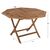 ΤΡΑΠΕΖΙ ΠΟΛΥΓΩΝΟ KENDALL ΠΤΥΣΣΟΜΕΝΟ HM9545 TEAK ΣΕ ΦΥΣΙΚΟ ΧΡΩΜΑ 120x120x75Yεκ. - ΤΡΑΠΕΖΙΑ ΕΞ. ΧΩΡΟΥ στο Milonadakis.gr