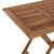 ΤΡΑΠΕΖΙ ΤΕΤΡΑΓΩΝΟ KENDALL ΠΤΥΣΣΟΜΕΝΟ HM9544 TEAK ΣΕ ΦΥΣΙΚΟ ΧΡΩΜΑ 80x80x75Yεκ. - ΤΡΑΠΕΖΙΑ ΕΞ. ΧΩΡΟΥ στο Milonadakis.gr