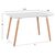 ΤΡΑΠΕΖΙ MINIMAL HM8581.01 ΛΕΥΚΟ MDF-ΠΟΔΙΑ ΟΞΙΑ ΣΕ ΦΥΣΙΚΟ ΧΡΩΜΑ- 120Χ60X74Υεκ. - ΤΡΑΠΕΖΙΑ ΚΟΥΖΙΝΑΣ στο Milonadakis.gr