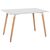 ΤΡΑΠΕΖΙ MINIMAL HM8581.01 ΛΕΥΚΟ MDF-ΠΟΔΙΑ ΟΞΙΑ ΣΕ ΦΥΣΙΚΟ ΧΡΩΜΑ- 120Χ60X74Υεκ. - ΤΡΑΠΕΖΙΑ ΚΟΥΖΙΝΑΣ στο Milonadakis.gr