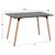 ΤΡΑΠΕΖΙ MINIMAL HM8581.02 ΜΑΥΡΟ MDF-ΠΟΔΙΑ ΟΞΙΑ ΣΕ ΦΥΣΙΚΟ ΧΡΩΜΑ- 120Χ60X74Υεκ. - ΤΡΑΠΕΖΙΑ ΚΟΥΖΙΝΑΣ στο Milonadakis.gr