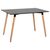ΤΡΑΠΕΖΙ MINIMAL HM8581.02 ΜΑΥΡΟ MDF-ΠΟΔΙΑ ΟΞΙΑ ΣΕ ΦΥΣΙΚΟ ΧΡΩΜΑ- 120Χ60X74Υεκ. - ΤΡΑΠΕΖΙΑ ΚΟΥΖΙΝΑΣ στο Milonadakis.gr