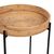 ΤΡΑΠΕΖΑΚΙ ΒΟΗΘΗΤΙΚΟ FLY HM7905 RATTAN ΦΥΣΙΚΟ ΧΡΩΜΑ-ΜΕΤΑΛΛΙΚΗ ΒΑΣΗ ΜΑΥΡΗ Φ32x48Yεκ. - ΒΟΗΘΗΤΙΚΑ ΤΡΑΠΕΖΑΚΙΑ στο Milonadakis.gr