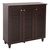 ΠΑΠΟΥΤΣΟΘΗΚΗ-ΝΤΟΥΛΑΠΑ PROLLY HM9609.01 ΜΕΛΑΜΙΝΗ WENGE-3ΠΟΡΤΕΣ-4ΡΑΦΙΑ 87x32x88Υεκ. - ΝΤΟΥΛΑΠΙΑ - ΠΑΠΟΥΤΣΟΘΗΚΕΣ στο Milonadakis.gr