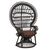 ΠΟΛΥΘΡΟΝΑ ROYAL PEACOCK HM9342.03 RATTAN ΜΑΥΡΟ-ΜΑΞΙΛΑΡΙ ΚΑΦΕ 114x72x150Yεκ. - ΚΑΡΕΚΛΕΣ - ΠΟΛΥΘΡΟΝΕΣ στο Milonadakis.gr