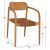 ΠΟΛΥΘΡΟΝΑ OSLO HM9636.01 ΞΥΛΟ TEAK ΦΥΣΙΚΟ & ΚΑΦΕ ΣΧΟΙΝΙ 55x54x80Y εκ. - ΚΑΡΕΚΛΕΣ - ΠΟΛΥΘΡΟΝΕΣ ΕΣ. στο Milonadakis.gr