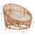 ΠΟΛΥΘΡΟΝΑ ENTO HM9814 RATTAN ΣΕ ΦΥΣΙΚΟ-ΛΕΥΚΟ ΜΑΞΙΛΑΡΙ 106x94x82Yεκ. - ΚΑΡΕΚΛΕΣ - ΠΟΛΥΘΡΟΝΕΣ στο Milonadakis.gr