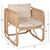 ΠΟΛΥΘΡΟΝΑ WENDY HM9816 RATTAN ΣΕ ΦΥΣΙΚΟ ΧΡΩΜΑ-ΛΕΥΚΑ ΜΑΞΙΛΑΡΙΑ 73x72x84Yεκ. - ΚΑΡΕΚΛΕΣ - ΠΟΛΥΘΡΟΝΕΣ στο Milonadakis.gr