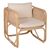 ΠΟΛΥΘΡΟΝΑ WENDY HM9816 RATTAN ΣΕ ΦΥΣΙΚΟ ΧΡΩΜΑ-ΛΕΥΚΑ ΜΑΞΙΛΑΡΙΑ 73x72x84Yεκ. - ΚΑΡΕΚΛΕΣ - ΠΟΛΥΘΡΟΝΕΣ στο Milonadakis.gr