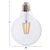 ΛΑΜΠΤΗΡΑΣ GLOBO LED FILAMENT 8W E27 3000K ΔΙΑΦΑΝΟΣ DIMMABLE HM4050.01 - ΦΩΤΙΣΜΟΣ ΟΙΚΟΝΟΜΙΑΣ στο Milonadakis.gr