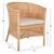 ΠΟΛΥΘΡΟΝΑ APRON HM9818 RATTAN ΠΛΕΚΤΟ ΣΕ ΦΥΣΙΚΟ-ΛΕΥΚΟ ΜΑΞΙΛΑΡΙ 75x70x85Υεκ. - ΚΑΡΕΚΛΕΣ - ΠΟΛΥΘΡΟΝΕΣ στο Milonadakis.gr