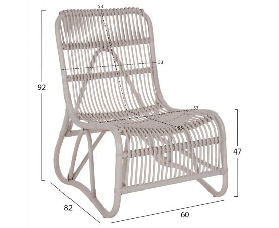 ΠΟΛΥΘΡΟΝΑ BRONNY ΕΞΩΤ.ΧΩΡΟΥ HM9644.02 RATTAN ΣΕ ΛΕΥΚΟ ΧΡΩΜΑ 60x82x92Υεκ. - ΚΑΡΕΚΛΕΣ - ΠΟΛΥΘΡΟΝΕΣ στο Milonadakis.gr