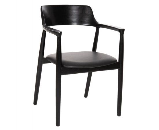 ΠΟΛΥΘΡΟΝΑ ΤΡΑΠΕΖΑΡΙΑΣ KINGSLEY HM9634.02 ΞΥΛΟ ΜΑΟΝΙ- ΜΑΥΡΟ VINYL 58x53x80Yεκ. - ΚΑΡΕΚΛΕΣ - ΠΟΛΥΘΡΟΝΕΣ ΕΣ. στο Milonadakis.gr