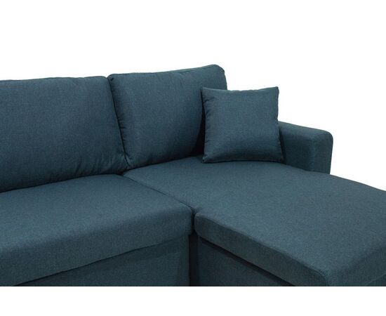 Γωνιακός καναπές κρεβάτι Marvel pakoworld αναστρέψιμος με αποθηκευτικό χώρο μπλε ύφασμα - ΚΑΝΑΠΕΔΕΣ-ΣΑΛΟΝΙΑ στο Milonadakis.gr