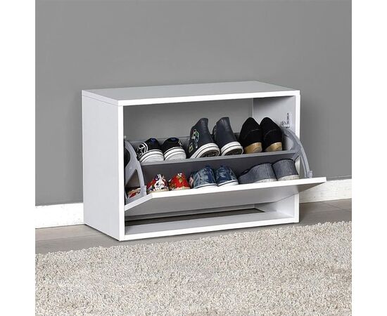 Παπουτσοθήκη ανακλινόμενη Step 6 ζεύγων pakoworld σε χρώμα λευκό 60x30x42εκ - ΝΤΟΥΛΑΠΙΑ - ΠΑΠΟΥΤΣΟΘΗΚΕΣ στο Milonadakis.gr