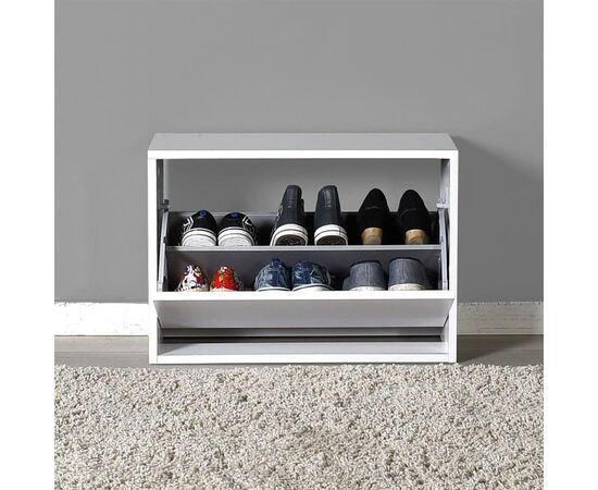 Παπουτσοθήκη ανακλινόμενη Step 6 ζεύγων pakoworld σε χρώμα λευκό 60x30x42εκ - ΝΤΟΥΛΑΠΙΑ - ΠΑΠΟΥΤΣΟΘΗΚΕΣ στο Milonadakis.gr