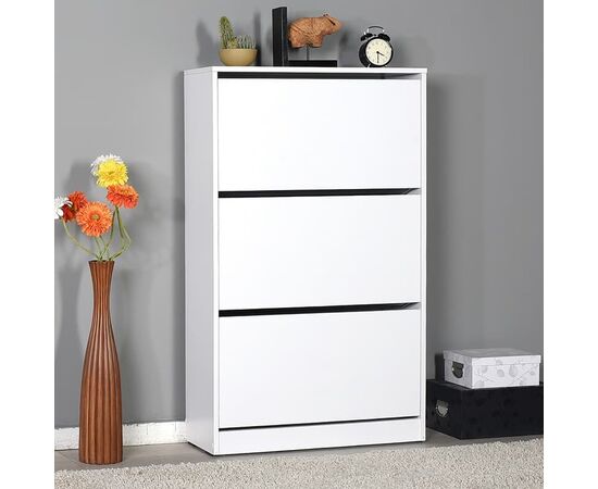 Παπουτσοθήκη ανακλινόμενη Step 18 ζεύγων pakoworld σε χρώμα λευκό 73x26x119εκ - ΝΤΟΥΛΑΠΙΑ - ΠΑΠΟΥΤΣΟΘΗΚΕΣ στο Milonadakis.gr