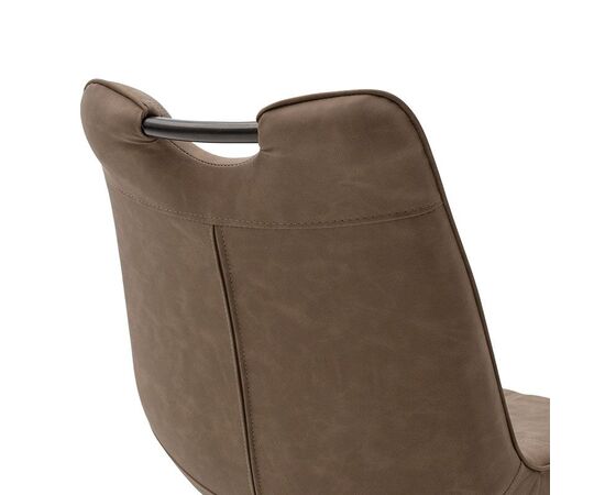 Καρέκλα Nely pakoworld PU καφέ antique-μαύρο πόδι - ΚΑΡΕΚΛΕΣ - ΠΟΛΥΘΡΟΝΕΣ ΕΣ. στο Milonadakis.gr