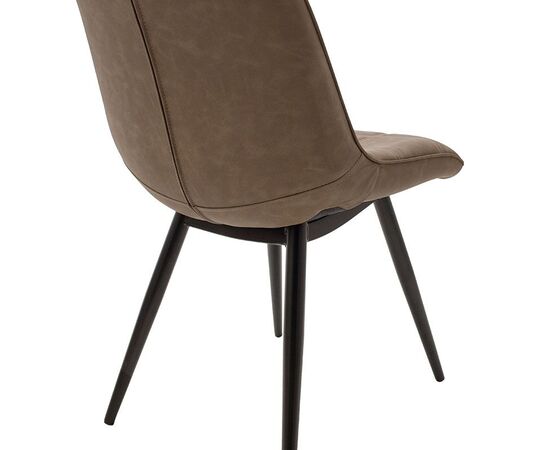 Καρέκλα Nely pakoworld PU καφέ antique-μαύρο πόδι - ΚΑΡΕΚΛΕΣ - ΠΟΛΥΘΡΟΝΕΣ ΕΣ. στο Milonadakis.gr