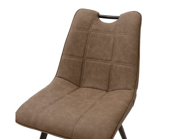 Καρέκλα Nely pakoworld PU καφέ antique-μαύρο πόδι - ΚΑΡΕΚΛΕΣ - ΠΟΛΥΘΡΟΝΕΣ ΕΣ. στο Milonadakis.gr