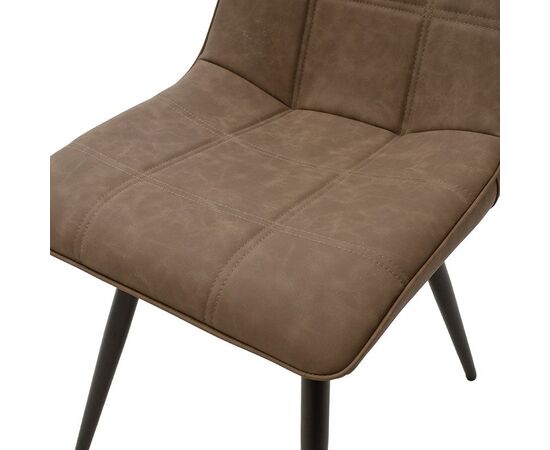 Καρέκλα Nely pakoworld PU καφέ antique-μαύρο πόδι - ΚΑΡΕΚΛΕΣ - ΠΟΛΥΘΡΟΝΕΣ ΕΣ. στο Milonadakis.gr