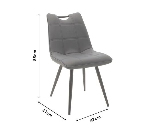 Καρέκλα Nely pakoworld PU καφέ antique-μαύρο πόδι - ΚΑΡΕΚΛΕΣ - ΠΟΛΥΘΡΟΝΕΣ ΕΣ. στο Milonadakis.gr