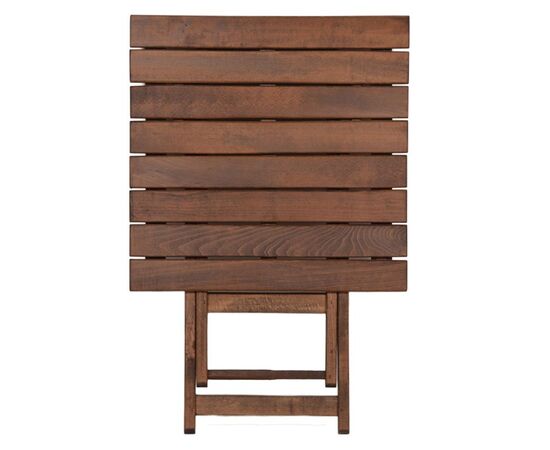 Τραπέζι Retto pakoworld μασίφ ξύλο οξιάς καρυδί εμποτισμού 45x45x48εκ - ΤΡΑΠΕΖΙΑ ΕΞ. ΧΩΡΟΥ στο Milonadakis.gr