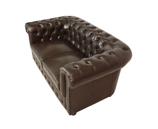 ΚΑΝΑΠΕΣ 2ΘΕΣΙΟΣ T.CHESTERFIELD HM3010.01 ΤΕΧΝΟΔΕΡΜΑ ΣΚΟΥΡΟ ΚΑΦΕ 155x90x73 εκ. - ΚΑΝΑΠΕΔΕΣ-ΣΑΛΟΝΙΑ στο Milonadakis.gr