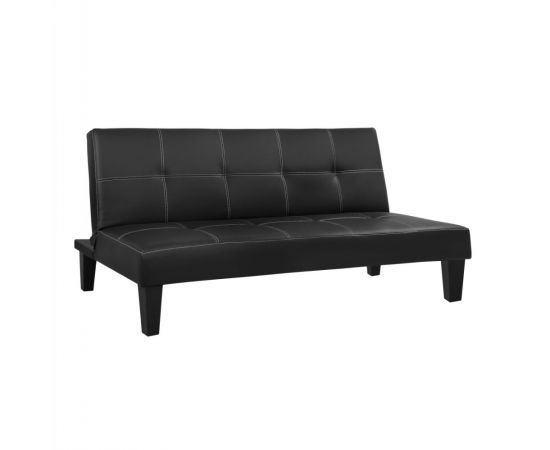 ΚΑΝΑΠΕΣ ΚΡΕΒΑΤΙ 3Θ HM3002.02 ΜΑΥΡΟΣ PU ΜΕ ΓΑΖΙΑ 186x90x82 - ΚΑΝΑΠΕΔΕΣ-ΣΑΛΟΝΙΑ στο Milonadakis.gr
