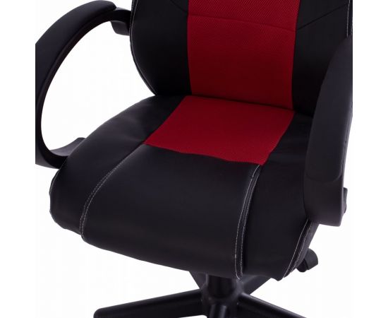 ΚΑΡΕΚΛΑ ΓΡΑΦΕΙΟΥ GAMING BUCKET HM1041.01 ΜΑΥΡΟPU+ΚΟΚΚΙΝΟ MESH 60x62x117 εκ. - ΚΑΡΕΚΛΕΣ ΓΡΑΦΕΙΟΥ στο Milonadakis.gr