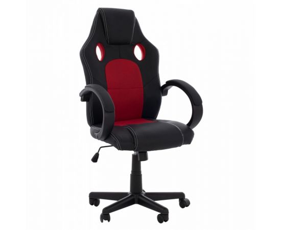 ΚΑΡΕΚΛΑ ΓΡΑΦΕΙΟΥ GAMING BUCKET HM1041.01 ΜΑΥΡΟPU+ΚΟΚΚΙΝΟ MESH 60x62x117 εκ. - ΚΑΡΕΚΛΕΣ ΓΡΑΦΕΙΟΥ στο Milonadakis.gr