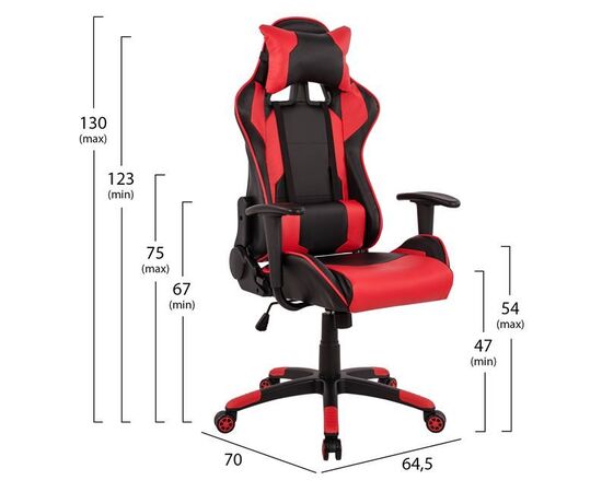 ΠΟΛΥΘΡΟΝΑ GAMING DARIUS HM1072.01 ΜΑΥΡΗ 64,5x70x(123-130) εκ. - ΚΑΡΕΚΛΕΣ ΓΡΑΦΕΙΟΥ στο Milonadakis.gr