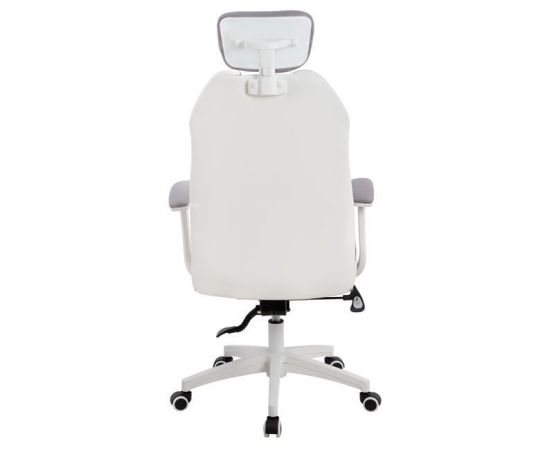 ΚΑΡΕΚΛΑ ΓΡΑΦΕΙΟΥ SALENA HM1086.10 ΣΕ ΓΚΡΙ ΛΕΥΚΟ ΧΡΩΜΑ 65x73x130 εκ. - ΚΑΡΕΚΛΕΣ ΓΡΑΦΕΙΟΥ στο Milonadakis.gr