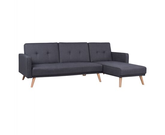 ΚΑΝΑΠΕΣ ΚΡΕΒΑΤΙ ΓΩΝΙΑ ΑΝΑΣΤΡΕΨΙΜΗ TALIA HM3153 ΜΕ ΓΚΡΙ ΥΦΑΣΜΑ 269X152X87Y εκ. - ΚΑΝΑΠΕΔΕΣ-ΣΑΛΟΝΙΑ στο Milonadakis.gr