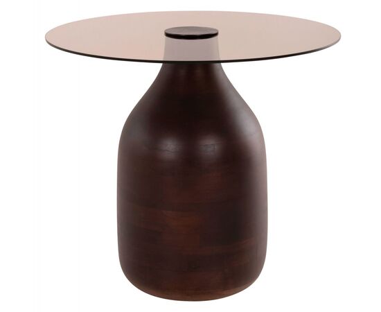 ΒΟΗΘΗΤΙΚΑ ΤΡΑΠΕΖΑΚΙΑ 2ΤΜΧ CHANG HM9668 ΞΥΛΟ MANGO-ΓΥΑΛΙ TOP Φ55x49,5Υ & Φ40x36,5Υεκ. - ΒΟΗΘΗΤΙΚΑ ΤΡΑΠΕΖΑΚΙΑ στο Milonadakis.gr