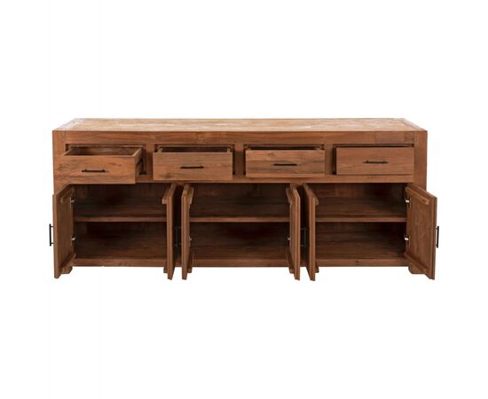 ΜΠΟΥΦΕΣ GRAYSON HM9802 ΑΝΑΚΥΚΛΩΜΕΝΟ ΞΥΛΟ TEAK ΣΕ ΦΥΣΙΚΟ 220x50x90Υεκ. - ΜΠΟΥΦΕΔΕΣ-ΚΟΝΣΟΛΕΣ στο Milonadakis.gr