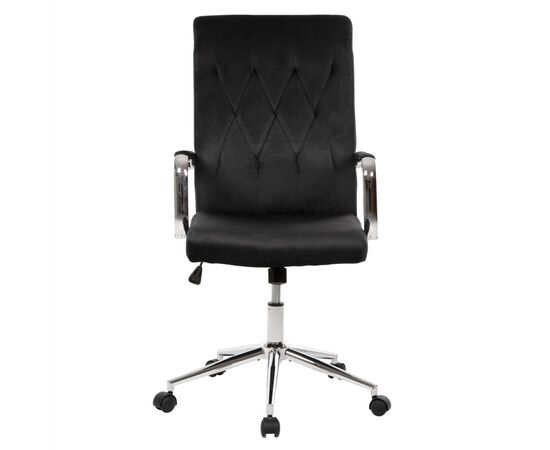ΚΑΡΕΚΛΑ ΓΡΑΦΕΙΟΥ JOSEF HM1181.04 ΜΑΥΡΟ ΒΕΛΟΥΔΟ-INOX ΒΑΣΗ 58x61x105-113Yεκ. - ΚΑΡΕΚΛΕΣ ΓΡΑΦΕΙΟΥ στο Milonadakis.gr