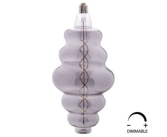 ΛΑΜΠΤΗΡΑΣ LED FILAMENT 8W E27 3000K SMOKE COLOR DIMMABLE HM4056.03 - ΦΩΤΙΣΜΟΣ ΟΙΚΟΝΟΜΙΑΣ στο Milonadakis.gr
