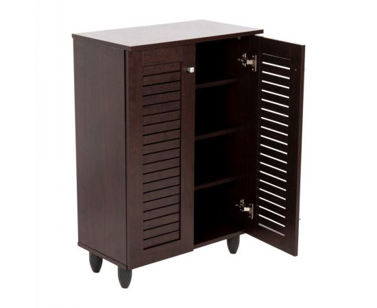ΠΑΠΟΥΤΣΟΘΗΚΗ-ΝΤΟΥΛΑΠΑ PROLLY HM9608.01 ΜΕΛΑΜΙΝΗ WENGE-2ΠΟΡΤΕΣ-4ΡΑΦΙΑ 60x34x88Υεκ. - ΝΤΟΥΛΑΠΙΑ - ΠΑΠΟΥΤΣΟΘΗΚΕΣ στο Milonadakis.gr
