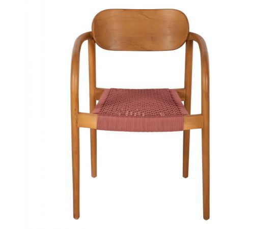 ΠΟΛΥΘΡΟΝΑ OSLO HM9636.06 ΞΥΛΟ TEAK ΦΥΣΙΚΟ & ΡΟΖ ΣΧΟΙΝΙ 55x54x80Yεκ. - ΚΑΡΕΚΛΕΣ - ΠΟΛΥΘΡΟΝΕΣ ΕΣ. στο Milonadakis.gr
