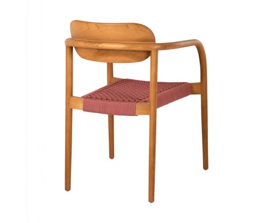 ΠΟΛΥΘΡΟΝΑ OSLO HM9636.06 ΞΥΛΟ TEAK ΦΥΣΙΚΟ & ΡΟΖ ΣΧΟΙΝΙ 55x54x80Yεκ. - ΚΑΡΕΚΛΕΣ - ΠΟΛΥΘΡΟΝΕΣ ΕΣ. στο Milonadakis.gr