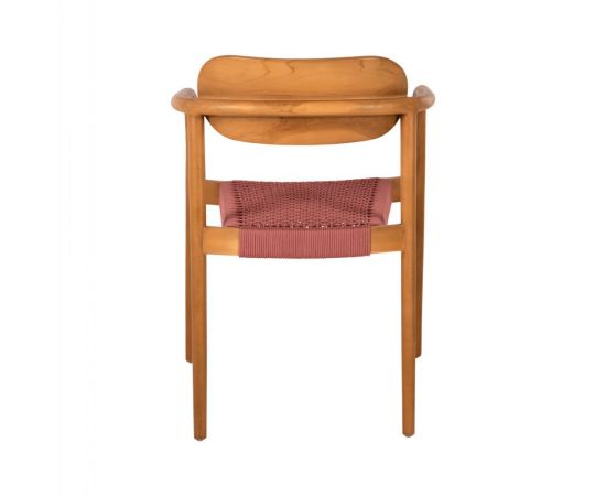 ΠΟΛΥΘΡΟΝΑ OSLO HM9636.06 ΞΥΛΟ TEAK ΦΥΣΙΚΟ & ΡΟΖ ΣΧΟΙΝΙ 55x54x80Yεκ. - ΚΑΡΕΚΛΕΣ - ΠΟΛΥΘΡΟΝΕΣ ΕΣ. στο Milonadakis.gr