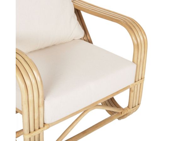 ΠΟΛΥΘΡΟΝΑ BARONESS HM9813 ΦΥΣΙΚΟ RATTAN ΚΑΙ ΛΕΥΚΑ ΜΑΞΙΛΑΡΙΑ 81x90x92Yεκ. - ΚΑΡΕΚΛΕΣ - ΠΟΛΥΘΡΟΝΕΣ ΕΣ. στο Milonadakis.gr