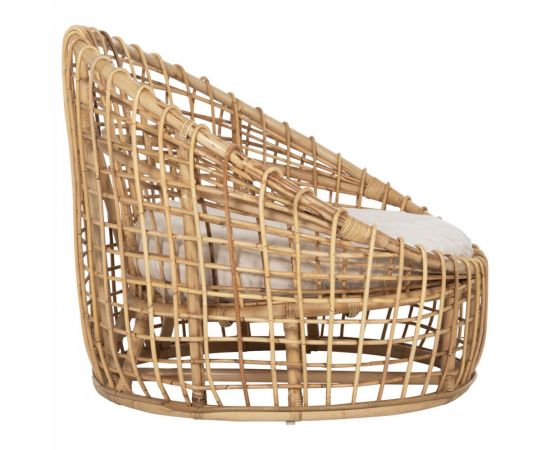 ΠΟΛΥΘΡΟΝΑ ENTO HM9814 RATTAN ΣΕ ΦΥΣΙΚΟ-ΛΕΥΚΟ ΜΑΞΙΛΑΡΙ 106x94x82Yεκ. - ΚΑΡΕΚΛΕΣ - ΠΟΛΥΘΡΟΝΕΣ στο Milonadakis.gr