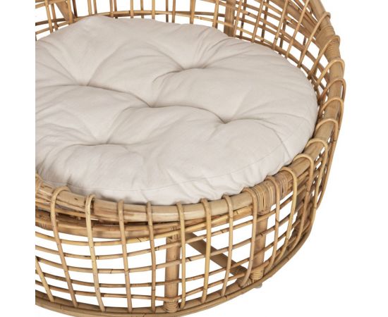 ΠΟΛΥΘΡΟΝΑ ENTO HM9814 RATTAN ΣΕ ΦΥΣΙΚΟ-ΛΕΥΚΟ ΜΑΞΙΛΑΡΙ 106x94x82Yεκ. - ΚΑΡΕΚΛΕΣ - ΠΟΛΥΘΡΟΝΕΣ στο Milonadakis.gr