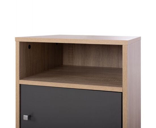ΚΟΜΟΔΙΝΟ ΜΕΛΑΜΙΝΗΣ MALORY SONAMA-ΓΚΡΙ 40x40x50Yεκ.HM2205.04 - ΚΟΜΟΔΙΝΑ στο Milonadakis.gr