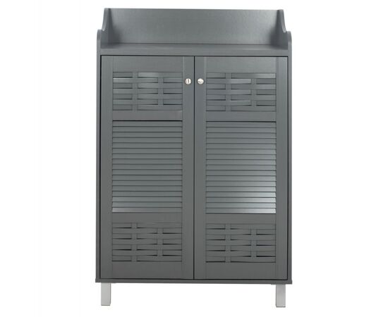 ΠΑΠΟΥΤΣΟΘΗΚΗ-ΝΤΟΥΛΑΠΙ KAILENA ΞΥΛΙΝΗ HM2230.10 ΓΚΡΙ 77x40x121,5 εκ. - ΝΤΟΥΛΑΠΙΑ - ΠΑΠΟΥΤΣΟΘΗΚΕΣ στο Milonadakis.gr