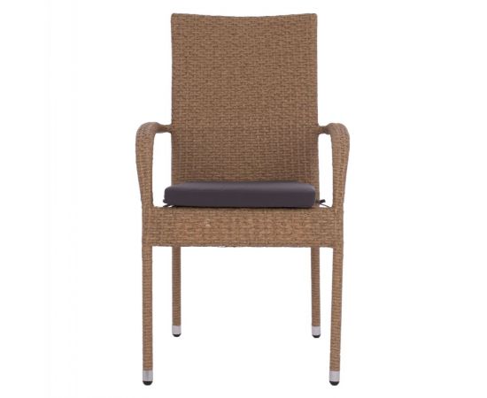 ΠΟΛΥΘΡΟΝΑ ΜΕΤΑΛΛΙΚΗ ANISHA HM5685.02 ΜΕ ΜΑΞΙΛΑΡΙ WICKER ΚΑΦΕ-ΜΟΚΑ ΣΤΟΙΒ/ΜΕΝΗ 56x60x94 εκ. - ΚΑΡΕΚΛΕΣ - ΠΟΛΥΘΡΟΝΕΣ στο Milonadakis.gr