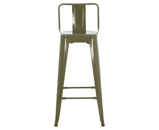 ΣΚΑΜΠΟ BAR ΜΕΤΑΛΛΙΚΟ MELITA ME ΠΛΑΤΗ ΣΕ DARK OLIVE GREEN HM8643.03 43Χ43Χ100εκ. - ΣΚΑΜΠΟ ΜΠΑΡ στο Milonadakis.gr
